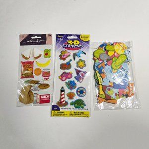 Assorted sticker pack with summer ephemera